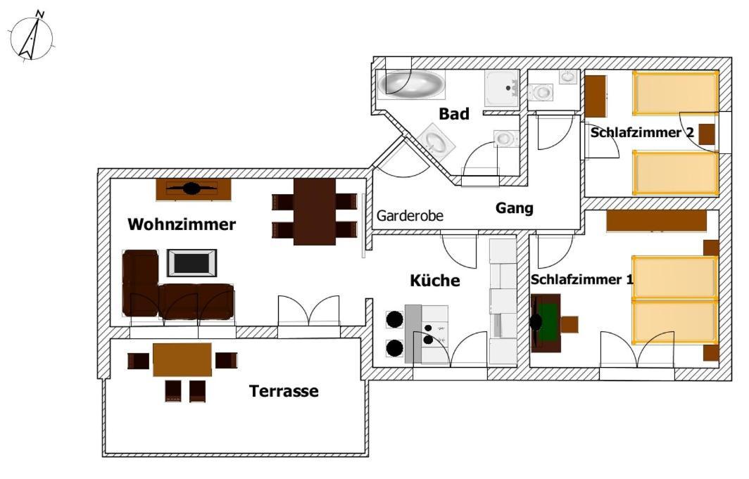 FEWO Jürgen und Conny Babenhausen  Exterior foto